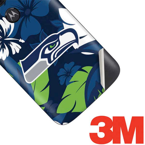 NFL Seattle Seahawks Tropical Print Moto E5 Play Skin